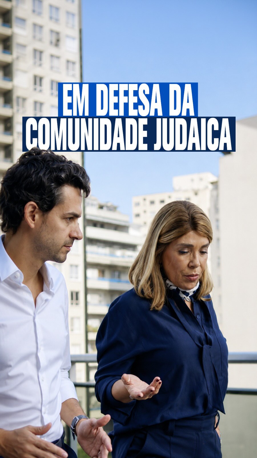 A defesa da comunidade judaica e o combate ao antissemitismo não são promessas de campanha: são o…
