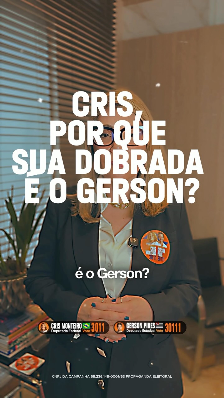 Por que o Gerson? A resposta é simples: ele é um superparceiro nessa jornada e extremamente…