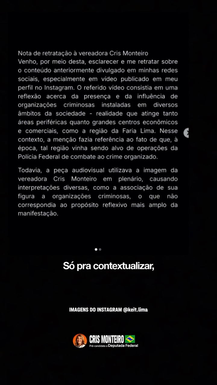 Sigo firme, trabalho de forma séria e comprometida por São Paulo.
