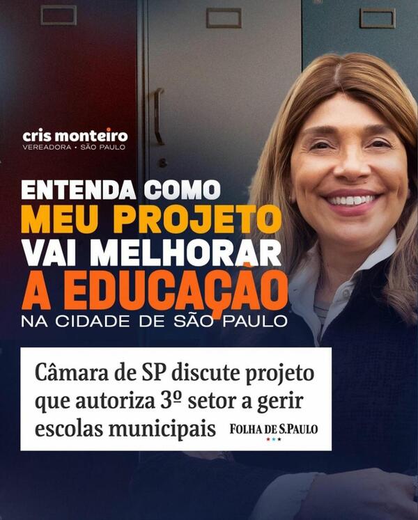 Entenda como meu projeto vai melhorar a educação na cidade de São Paulo