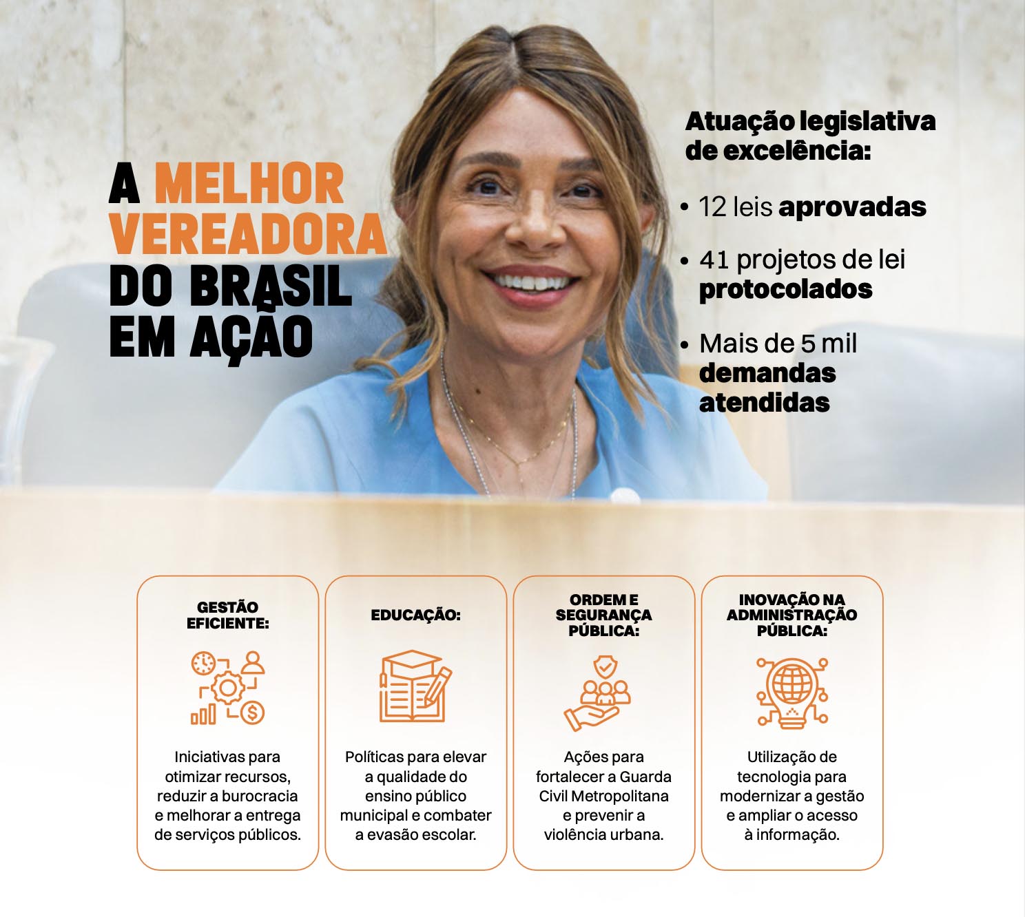 A Melhor Vereadora do Brasil em Ação